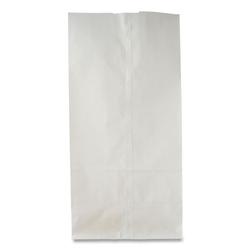 Picture of Grocery Paper Bags, #6 Size, 5.88" x 3.63" x 11", White, 500/Bundle