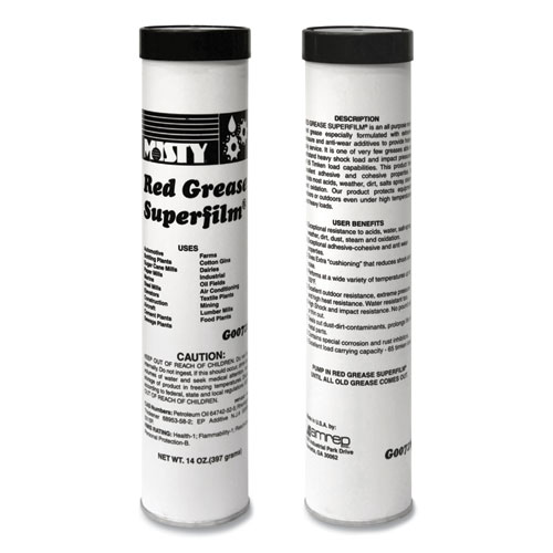 Picture of NLGI #2 Red Grease, 14 oz Tube, 48/Carton