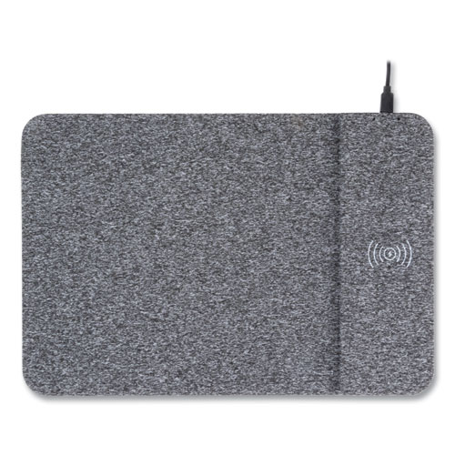 Picture of Powertrack Wireless Charging Mouse Pad, 13 x 8.75, Gray