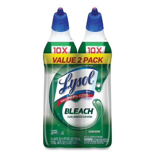 Disinfectant+Toilet+Bowl+Cleaner+With+Bleach%2C+24+Oz%2C+2%2Fpack