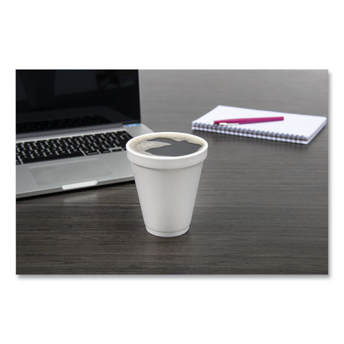 Picture of Foam Drink Cups, 12 oz, Squat, White, 1,000/Carton