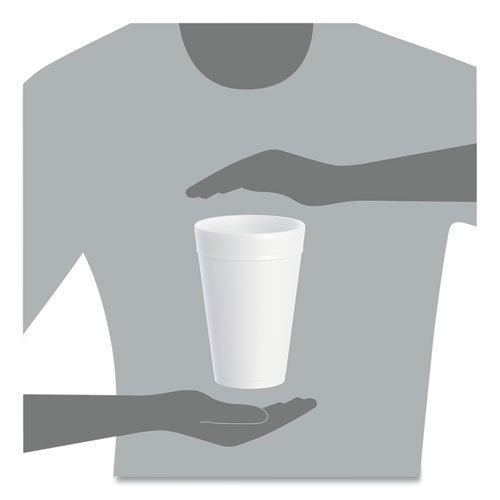 Picture of Foam Drink Cups, 32 oz, White, 25/Bag, 20 Bags/Carton