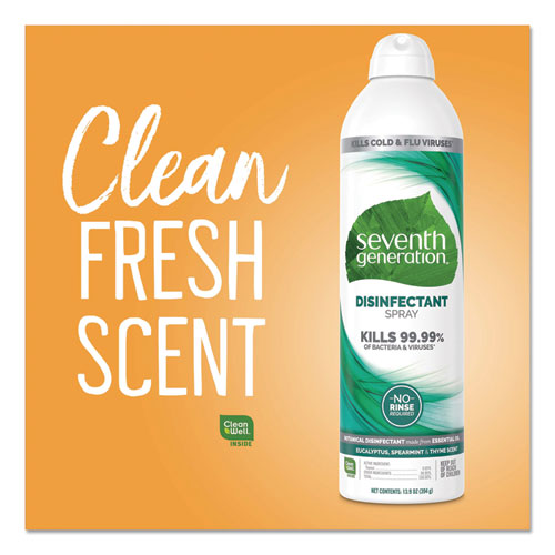 Picture of Disinfectant Sprays, Eucalyptus/Spearmint/Thyme, 13.9 oz Spray Bottle, 8/Carton