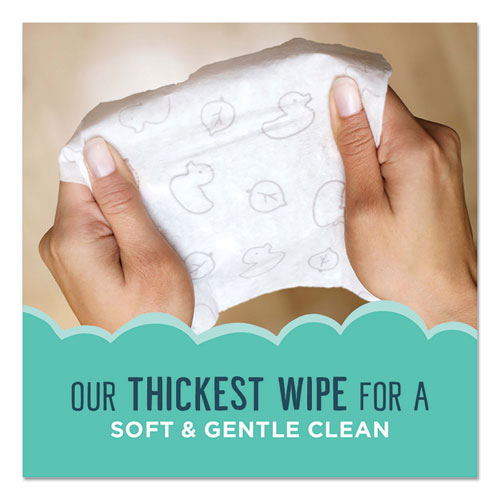 Picture of Free and Clear Baby Wipes, 7 x 7, Unscented, White, 64/Flip-Top Pack