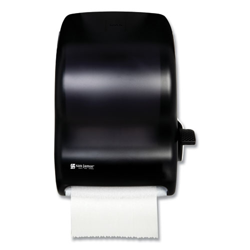Picture of Lever Roll Towel Dispenser, Classic, 12.94 x 9.25 x 16.5, Transparent Black Pearl