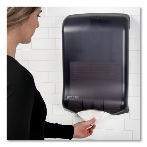 Picture of Ultrafold Multifold/C-Fold Towel Dispenser, Classic, 11.75 x 6.25 x 18, Black Pearl