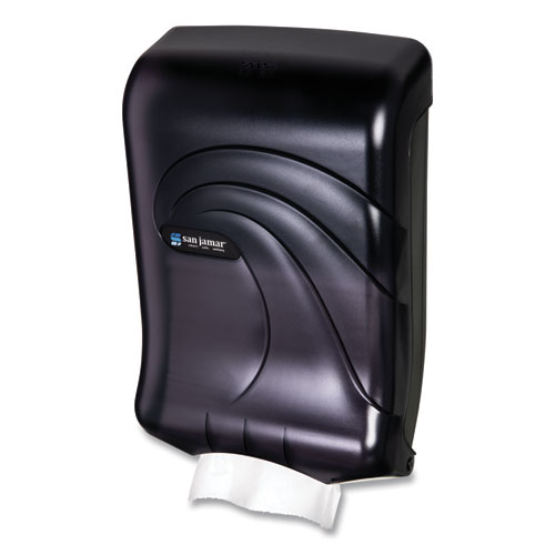 Picture of Ultrafold Multifold/C-Fold Towel Dispenser, Oceans, 11.75 x 6.25 x 18, Transparent Black Pearl