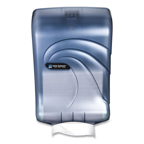 Picture of Ultrafold Multifold/C-Fold Towel Dispenser, Oceans, 11.75 x 6.25 x 18, Arctic Blue