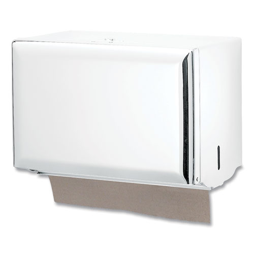 Picture of Singlefold Paper Towel Dispenser, 10.75 x 6 x 7.5, White