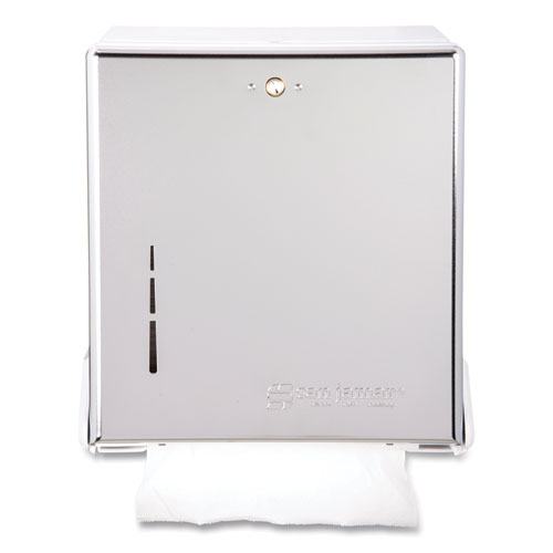 Picture of True Fold C-Fold/Multifold Paper Towel Dispenser, 11.63 x 5 x 14.5, Chrome