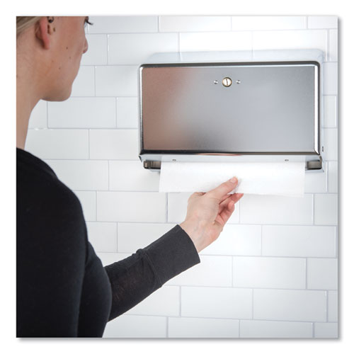 Picture of Mini C-Fold/Multifold Towel Dispenser, 11.13 x 3.88 x 7.88, Chrome