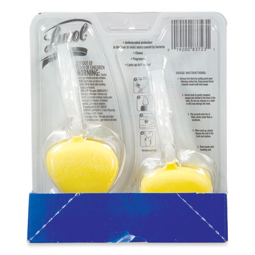 Picture of Hygienic Automatic Toilet Bowl Cleaner, Lemon Breeze, 2/Pack