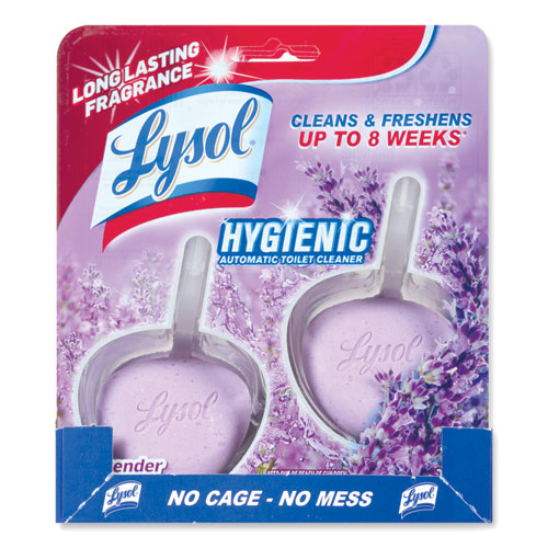 Picture of Hygienic Automatic Toilet Bowl Cleaner, Cotton Lilac, 2/Pack
