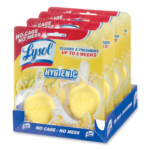 Picture of Hygienic Automatic Toilet Bowl Cleaner, Lemon Breeze, 2/Pack