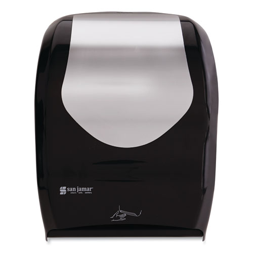 Picture of Smart System with iQ Sensor Towel Dispenser, 16.5 x 9.75 x 12, Black/Silver