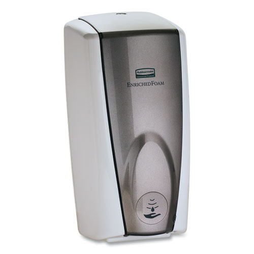 Picture of AutoFoam Touch-Free Dispenser, 1,100 mL, 5.18 x 5.25 x 10.86, White/Gray Pearl