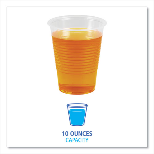 Picture of Translucent Plastic Cold Cups, 10 oz, 100/Pack