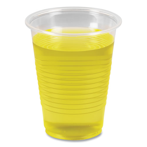 Picture of Translucent Plastic Cold Cups, 7 oz, Polypropylene, 100/Pack