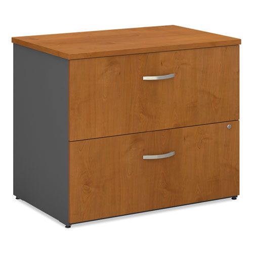 Picture of Series C Lateral File, 2 Legal/Letter/A4/A5-Size File Drawers, Natural Cherry/Graphite Gray, 35.75" x 23.38" x 29.88"
