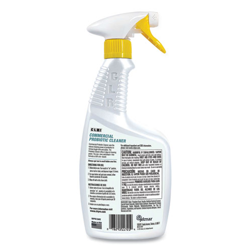 Picture of Commercial Probiotic Cleaner, Lemon Scent, 32 oz Spray Bottle, 6/Carton