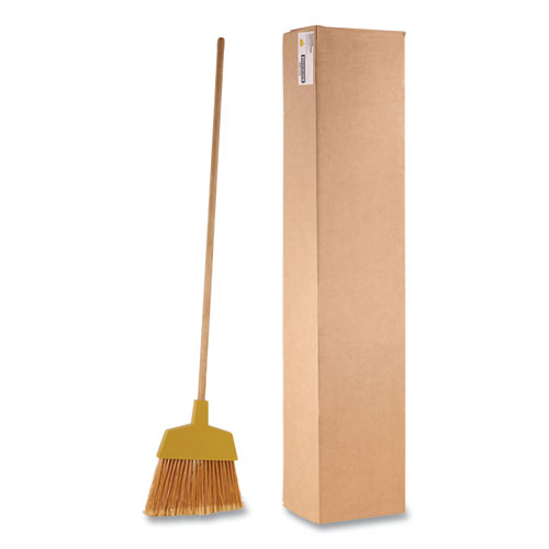 Picture of Angler Broom, 53" Handle, Yellow, 12/Carton