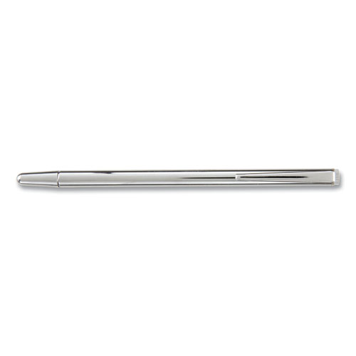 Picture of Slimline Pen-Size Pocket Pointer with Clip, Extends to 24.5", Silver