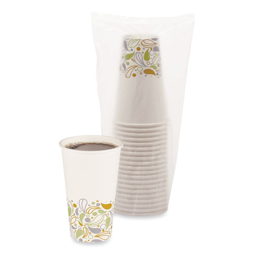 Picture of Deerfield Printed Paper Hot Cups, 16 oz, 50/Sleeve, 20 Sleeves/Carton