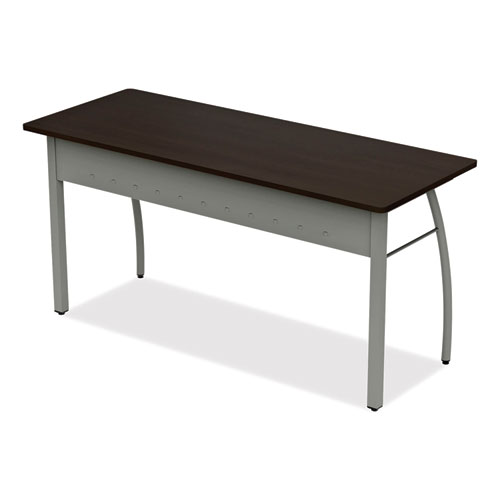 Picture of Trento Line Rectangular Desk, 59.13" x 23.63" x 29.5", Mocha