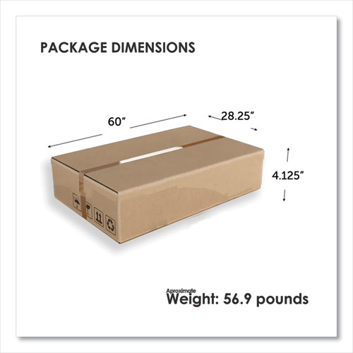 Picture of Trento Line Rectangular Desk, 59.13" x 23.63" x 29.5", Cherry