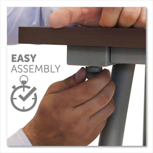 Picture of Trento Line Rectangular Desk, 59.13" x 23.63" x 29.5", Cherry