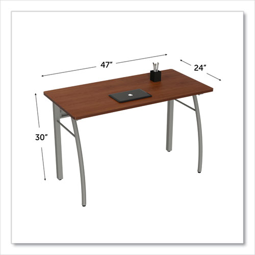 Picture of Trento Line Rectangular Desk, 47.25" x 23.63" x 29.5", Cherry