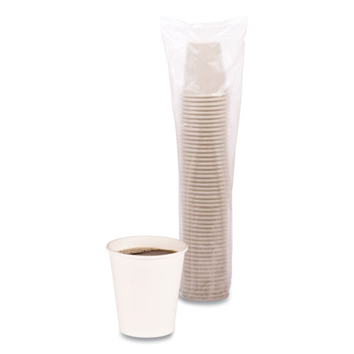 Paper+Hot+Cups%2C+10+oz%2C+White%2C+50%2FSleeve%2C+20+Sleeves%2FCarton