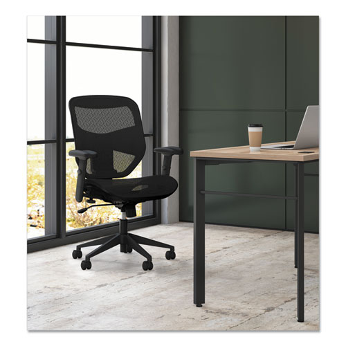 Picture of VL534 Mesh High-Back Task Chair, Supports Up to 250 lb, 18" to 22" Seat Height, Black