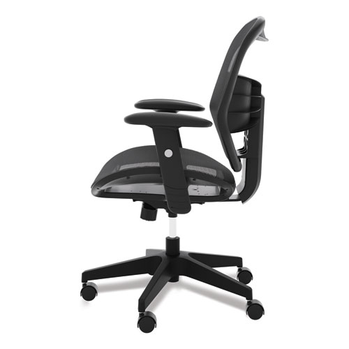 Picture of VL534 Mesh High-Back Task Chair, Supports Up to 250 lb, 18" to 22" Seat Height, Black