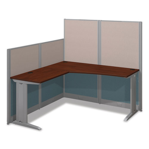 Picture of Series C Collection Left Corner Desk Module, 71.13" x 35.5" x 29.88", Natural Cherry/Graphite Gray