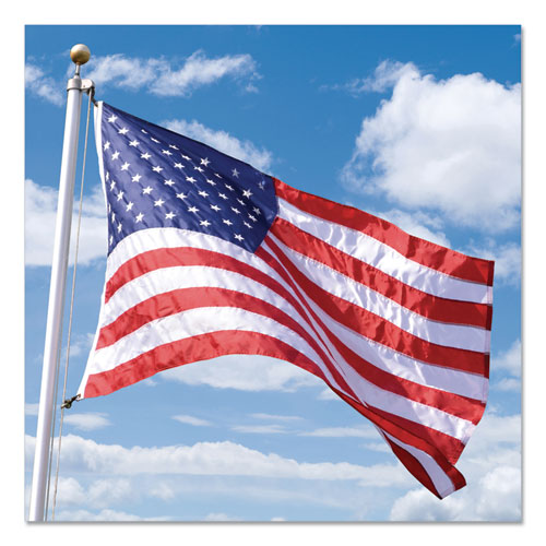 Picture of All-Weather Outdoor U.S. Flag, 72" x 48", Heavyweight Nylon