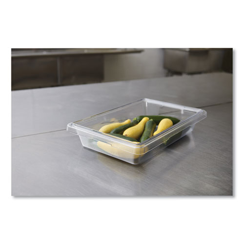 Picture of Food/Tote Boxes, 5 gal, 26 x 18 x 3.5, Clear, Plastic