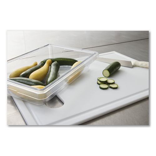 Picture of Food/Tote Boxes, 5 gal, 26 x 18 x 3.5, Clear, Plastic