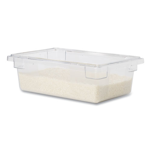 Picture of Food/Tote Boxes, 3.5 gal, 18 x 12 x 6, Clear, Plastic