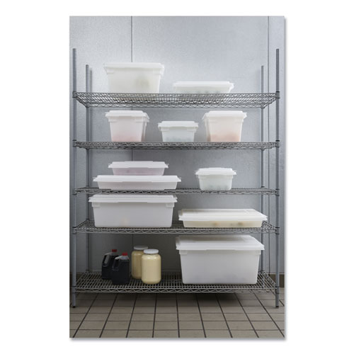 Picture of Food/Tote Boxes, 3.5 gal, 18 x 12 x 6, White, Plastic