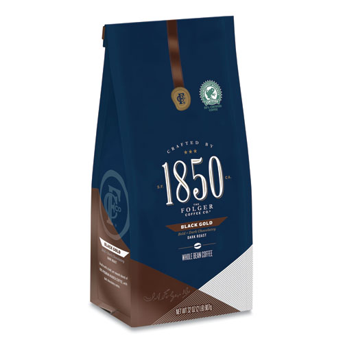 Picture of Coffee, Black Gold, Dark Roast, Whole Bean, 2 lb Bag