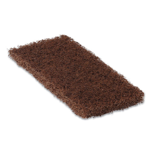 Picture of Octopus Heavy Duty Cleaning Pad, 5 x 9, Brown, 20/Carton
