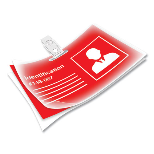 Picture of Premium Laminating Pouches, 5 mil, 4.25" x 2.5", Gloss Clear, 100/Box