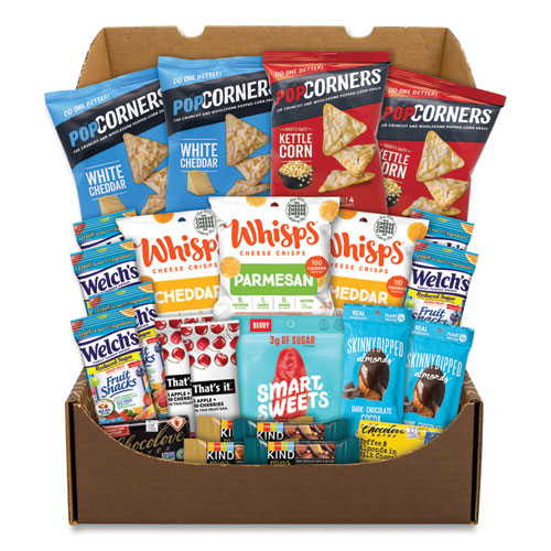 Picture of Low Sugar Snack Box, 24 Assorted Snacks/Box, Ships in 1-3 Business Days