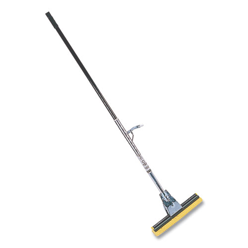 Picture of Steel Sponge Mop, 12" Wide Yellow Cellulose Sponge Head, Bronze Steel Handle