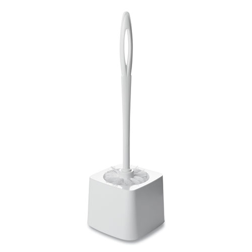 Picture of Commercial-Grade Toilet Bowl Brush Holder, White