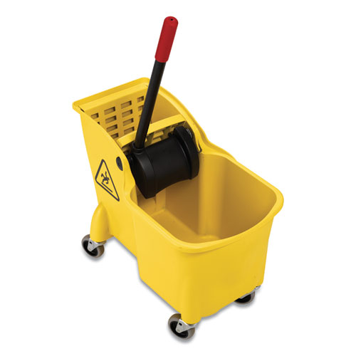 Picture of Tandem 31-Quart Bucket/Wringer Combo, Reverse, Yellow