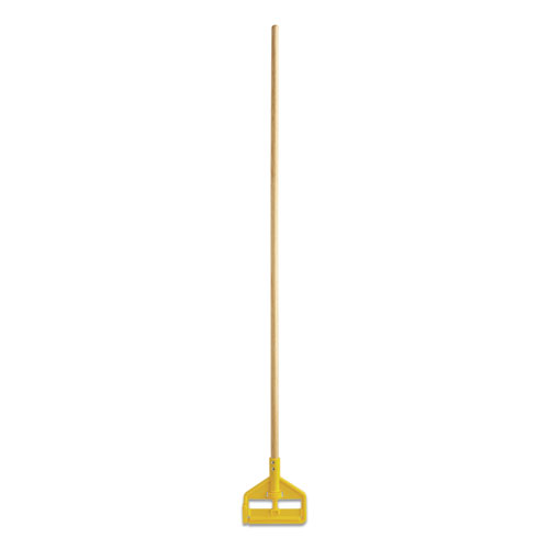 Picture of Invader Side-Gate Wood Wet-Mop Handle, 1" dia x 60", Natural, 12/Carton