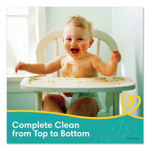 Picture of Complete Clean Baby Wipes, 1-Ply, Baby Fresh, 7 x 6.8, White, 72 Wipes/Pack, 8 Packs/Carton