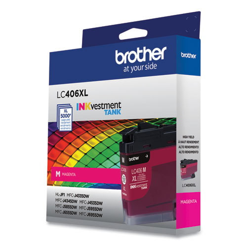 Picture of LC406XLMS INKvestment High-Yield Ink, 5,000 Page-Yield, Magenta